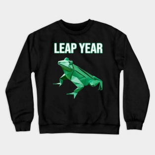 Leap Year Origami Frog - PanfurWare LLC Crewneck Sweatshirt